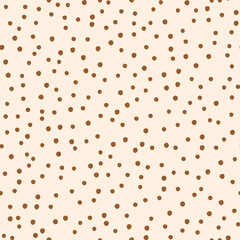 abstract seamless vector patterns. Brown spots, dots, irregular geometric patterns.