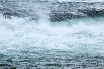 Cascading waters on the Niagara River