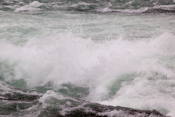 Cascading waters on the Niagara River