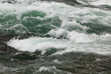 Cascading waters on the Niagara River