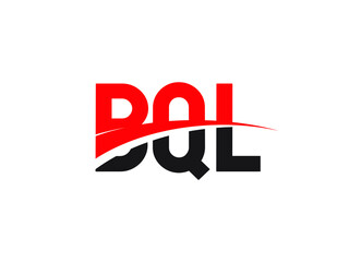 BQL Letter Initial Logo Design Vector Illustration