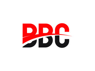 BBC Letter Initial Logo Design Vector Illustration