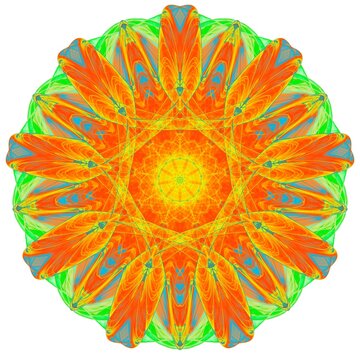 Abstract fractal illustration