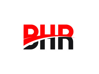 Obraz premium BHR Letter Initial Logo Design Vector Illustration