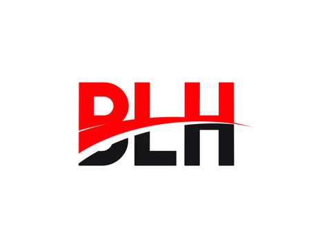 BLH Letter Initial Logo Design Vector Illustration
