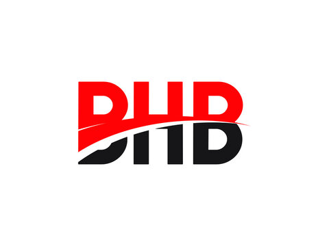 BHB Letter Initial Logo Design Vector Illustration