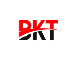 BKT Letter Initial Logo Design Vector Illustration