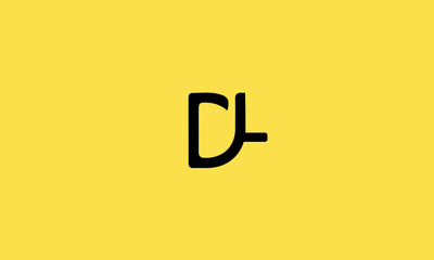 dl vector is a unique vector with a classic design and yellow background with black color.
