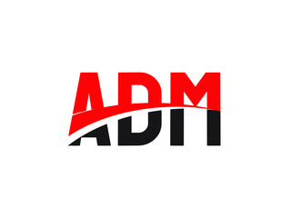 ADM Letter Initial Logo Design Vector Illustration