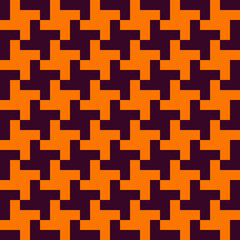 Seamless pattern. Manji background. Sayagata ornament. Oriental symbols. Ancient mosaic motif. Ethnic backdrop. Traditional architecture wallpaper. Geometric digital paper. Textile print, web design