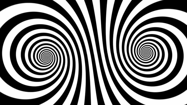 Moebius spirals in perfect seamless loop (4K 3840x2160 30fps).