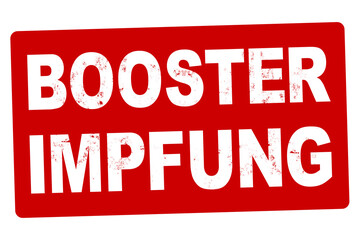 nlsb1587 NewLongStampBanner nlsb - german label / banner - deutsch: BOOSTER - IMPFUNG . (Corona) - new-version xxl g10696