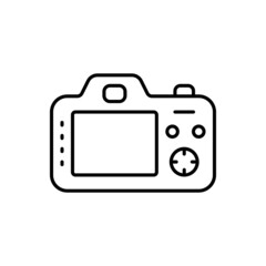 Camera icon vector. Photography icon vector. Photo symbol or logo.
