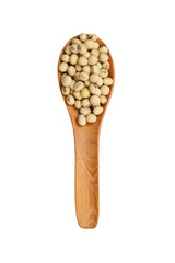 soy bean top view healthy food diet concept close up 
