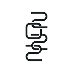 Year 2022 with black and white background