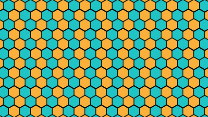 Colorful Polygonal Backgrund Pattern Design