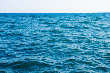 Blue sea water background texture