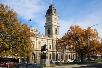 Fototapeta na wymiar Town Hall in Ballarat, Australia