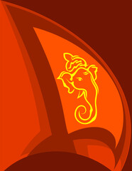 Wedding Invitation Card Ganesha