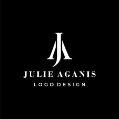 A clean and fancy logo about the letters J and A.
EPS 10, Vector.