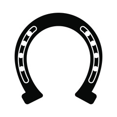 Horseshoe icon vector. lucky illustration sign. casino illustration symbol.