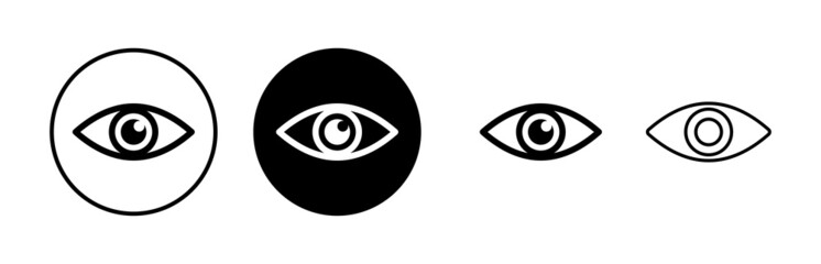 Obraz premium Eye icons set. Look and Vision icon. Eye vector icon