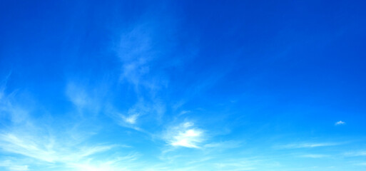 blue sky with cloud in bright morning.