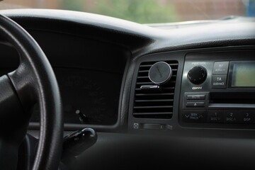 Obraz na płótnie Canvas Instrument panel in the car