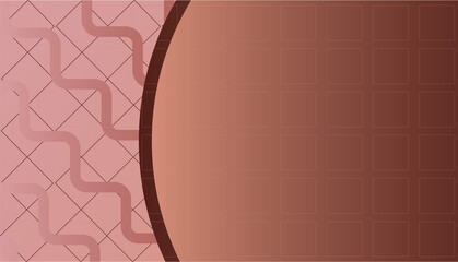 background horizontal brown pink geometrical