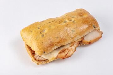 Braised Chicken and Cheese Sandwich