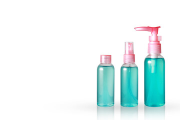 blue gel alcohol clean hands.