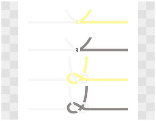 水引のベクターイラスト