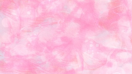 ピンク色の和紙風背景素材