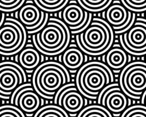 Black And White Background Abstract Background Modern spiral abstract geometric Abstract Seamless Pattern 