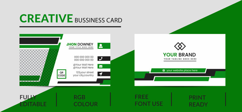 Creative & Clean Business Card