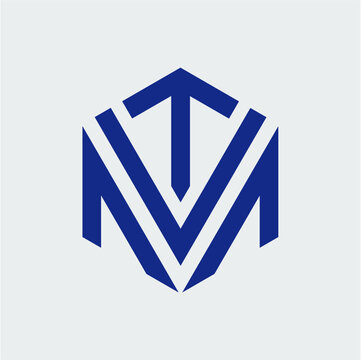 TVM Letter logo vector image