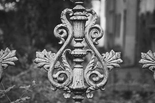 Ornament in the old railing