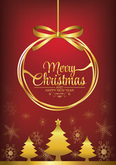 merry christmas art vector