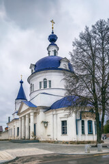 Fototapeta na wymiar Church of Elijah the Prophet, Zaraysk, Russia