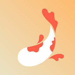 Koi fish logo icon