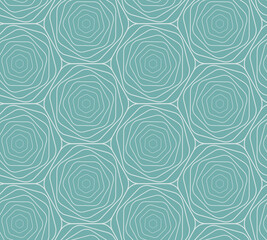 Seamless geometric vector linear patterns on a colored background. Modern illustrations for wallpapers, flyers, covers, banners, minimalistic ornaments, backgrounds.