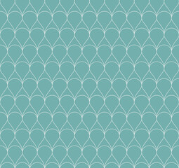 Seamless geometric vector linear patterns on a colored background. Modern illustrations for wallpapers, flyers, covers, banners, minimalistic ornaments, backgrounds.