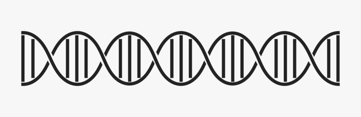 DNA helix strand icon