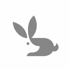 Rabbit Animal Logo or Icon