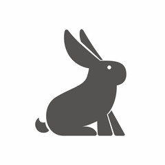 Rabbit Animal Logo or Icon
