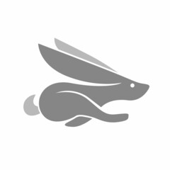 Rabbit Animal Logo or Icon
