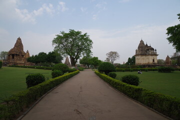 インド　世界遺産カジュラーホの建造物群