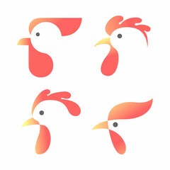 Chicken Animal Logo or Icon