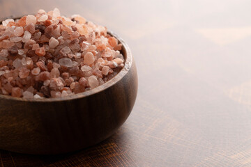 Himalayan Sea Salt on Wooden Butcher Block