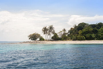 beach view on island of borneo - malaysia.